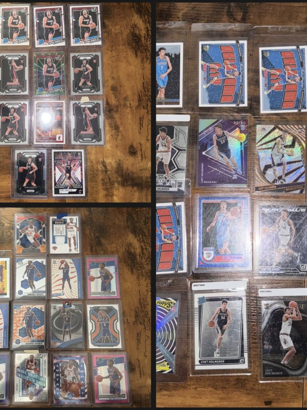 46 Card NBA Rookie Lot Chet Holmgren Jaquez Prizm
